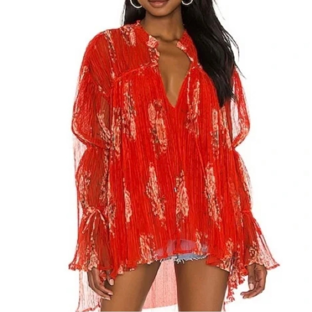 Free People size M caftan top.
